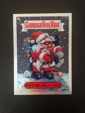 2024 Topps GPK Garbage Pail Kids Chrome 7 - Not-So-Jolly Nick (254c) - SP C-Name